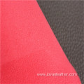 Microfiber backing PU shoe fabric leather